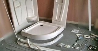 Установка душевой кабины Первоуральск, цена от 2956 руб.